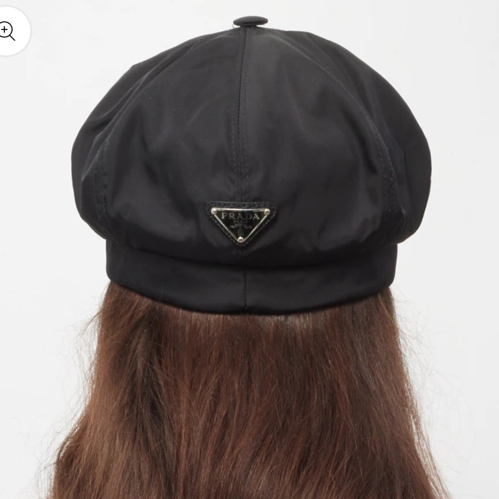 Prada Black Re-Nylon Newsboy Cap - Mine & Yours, size XL. UNISEX. One flaw. - Picture 3 of 17